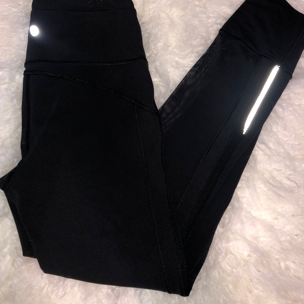 Lululemon leggings mesh detail